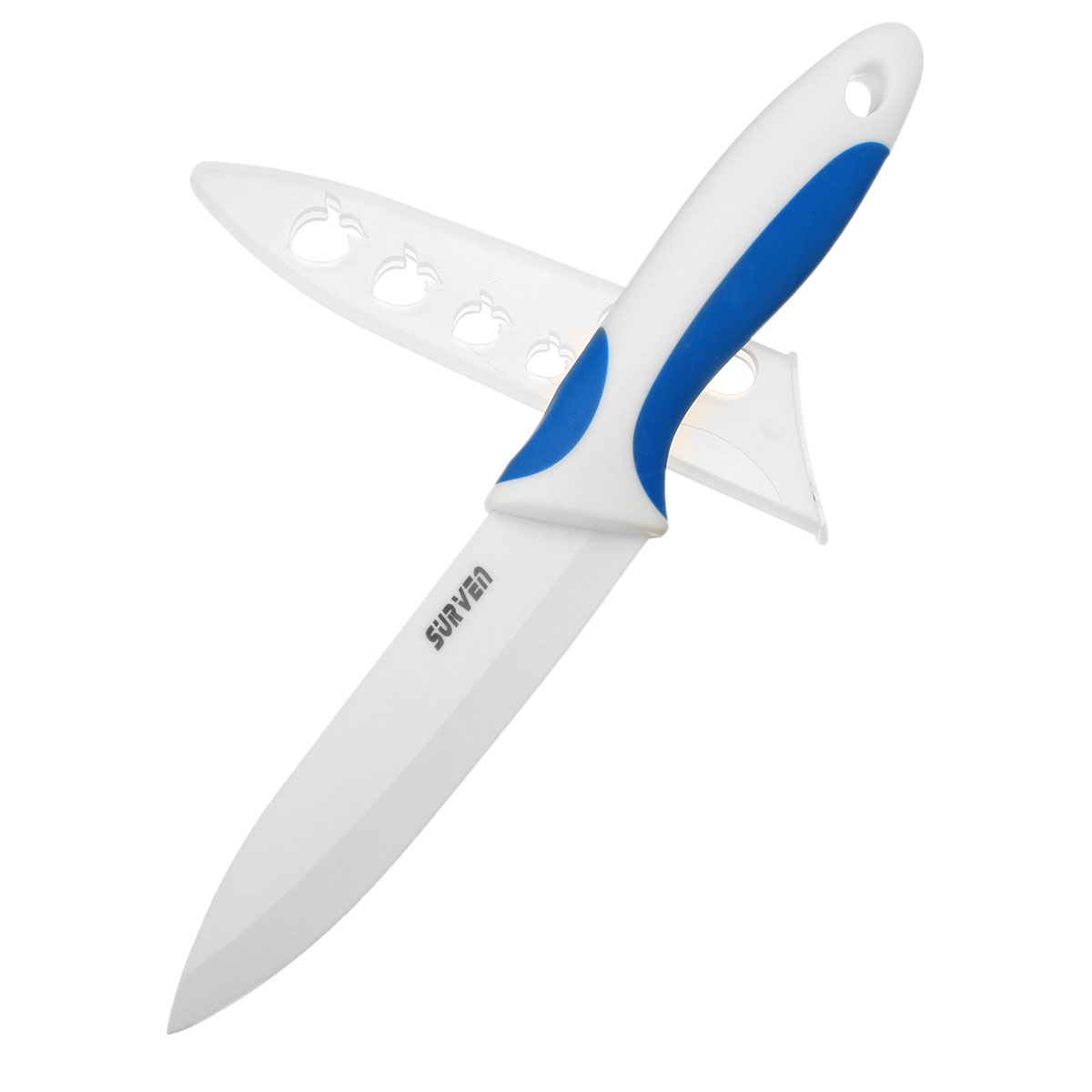 brand surven new arrival 1pcs kitchen dining bar 5 inch ceramic knife paring fruit utility chef ceramic knife useful design