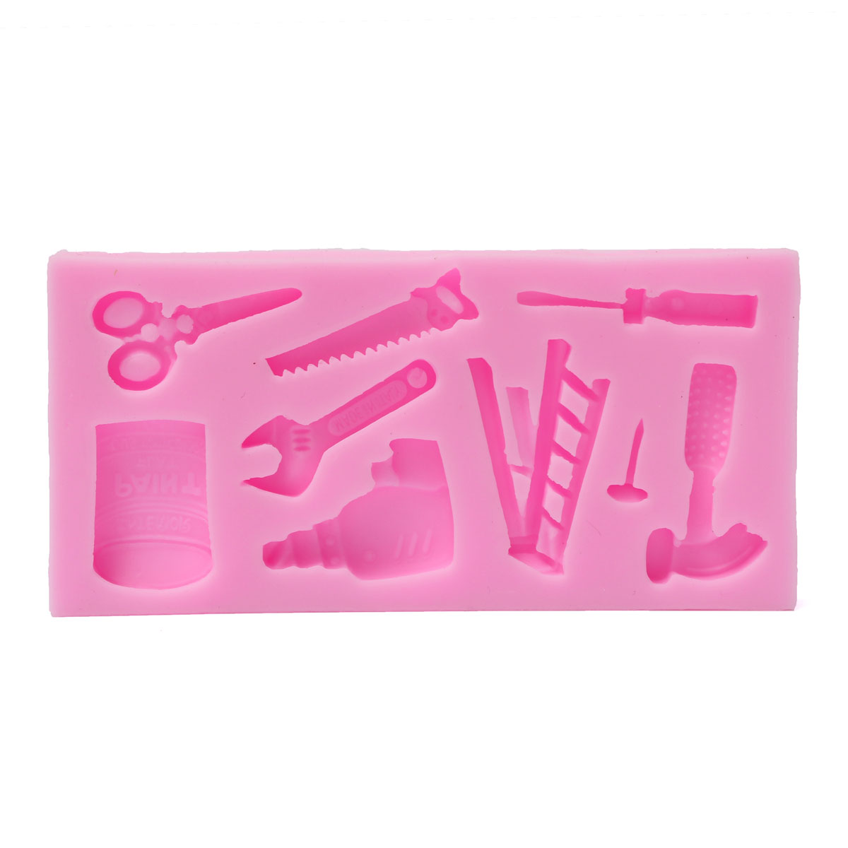 cake tools silicone cake fondant mold topper hammer spanner baking mould decoration
