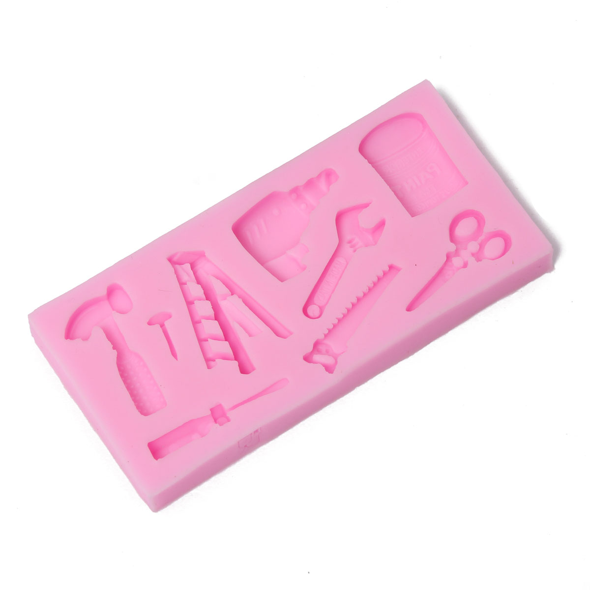 cake tools silicone cake fondant mold topper hammer spanner baking mould decoration