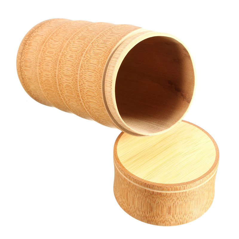 chinese vintage tea box bamboo storage bottles tea canister boxes column tea jar caddy storage case handmade organizer