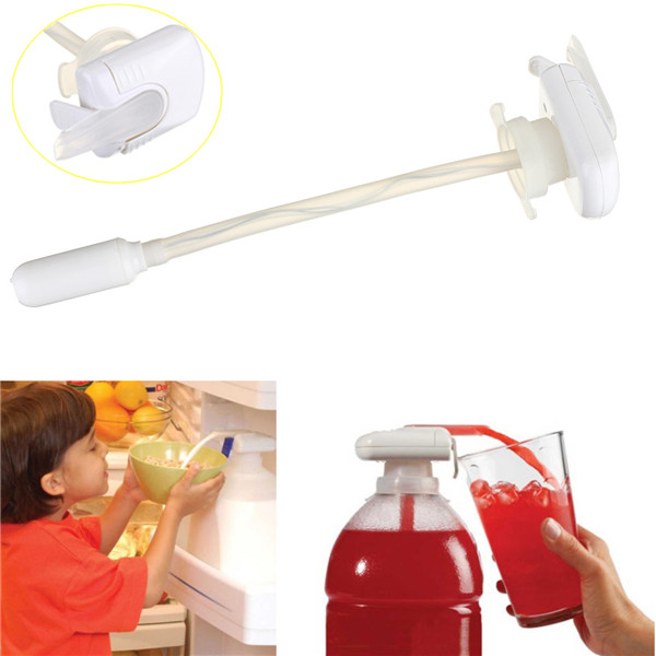 convenient magic tap electric automatic water & drink beverage dispenser color white universal cap fits most bottles and jugs convenient magic tap electric automatic water & drink beverage dispenser color white universal cap fits most bottles and jugs