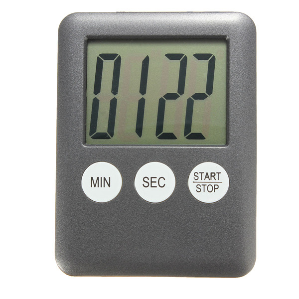 display digital slim magnetic large lcd kitchen timer count up down cooking alarm warning