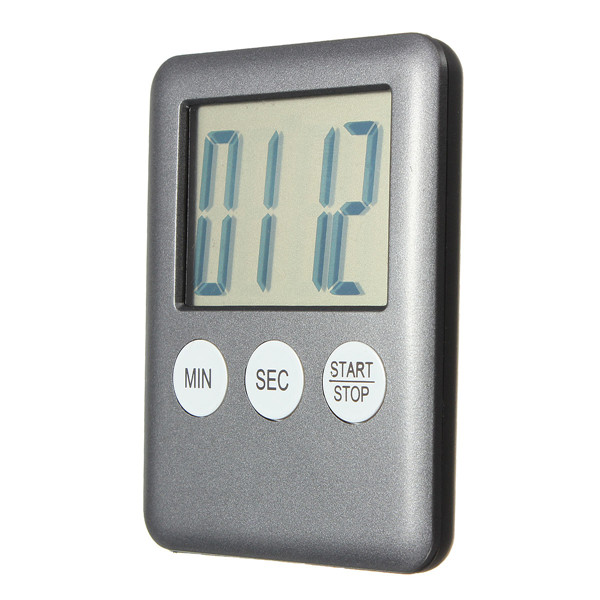 display digital slim magnetic large lcd kitchen timer count up down cooking alarm warning