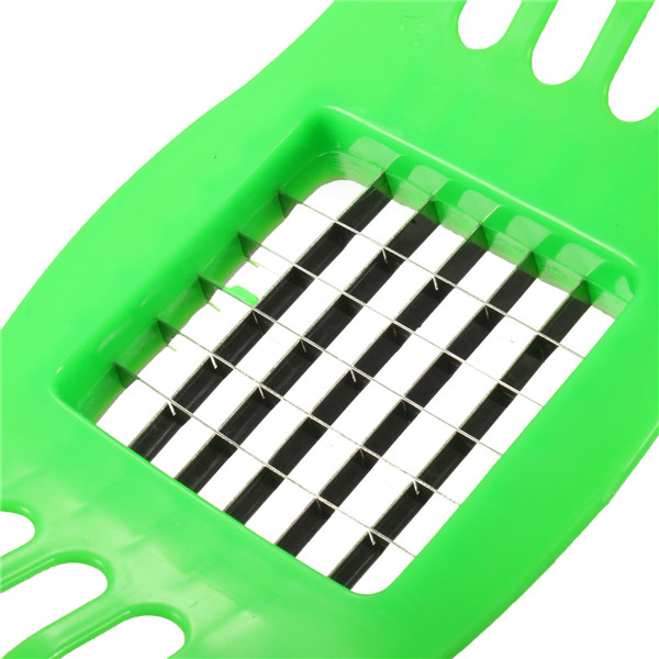 diy kitchen stainless steel vegetable potato slicer cutter chopper chips making tool potato cutting device fries tool