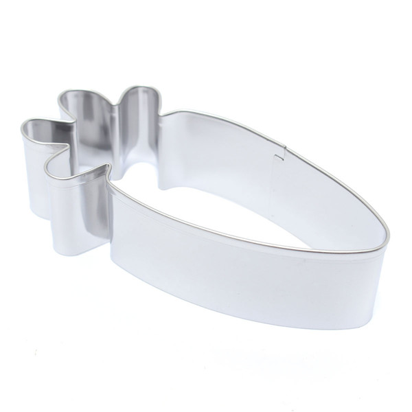 durable silver cute carrot sugarcraft cake decorating cookies pastry mould baking tool excellent quality