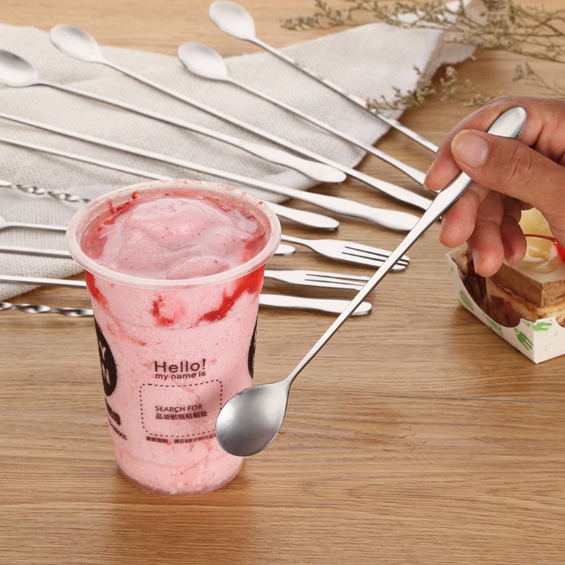 durable stainless steel drink cocktail mixer bar puddler stirring spoon diy accessories