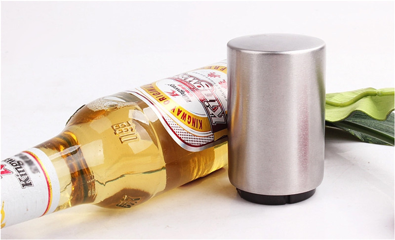 easy beer bottle opener automatic stainless steel beer juice drinking bottle opener gift bar tool opener kitchen cooking tools