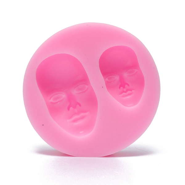 excellent quality 3d vivid human face man woman facial mold silicone chocolate decor tool new arrvial