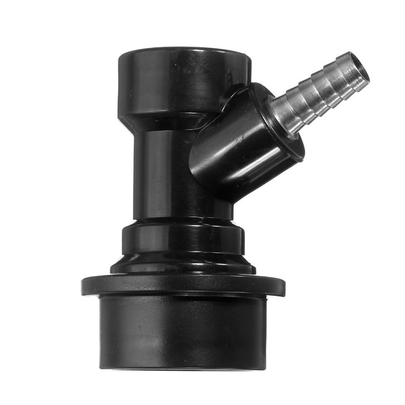 excellent quality durable a pair of black and white hose barb connection for ball lock home brew kegs repair disconnects