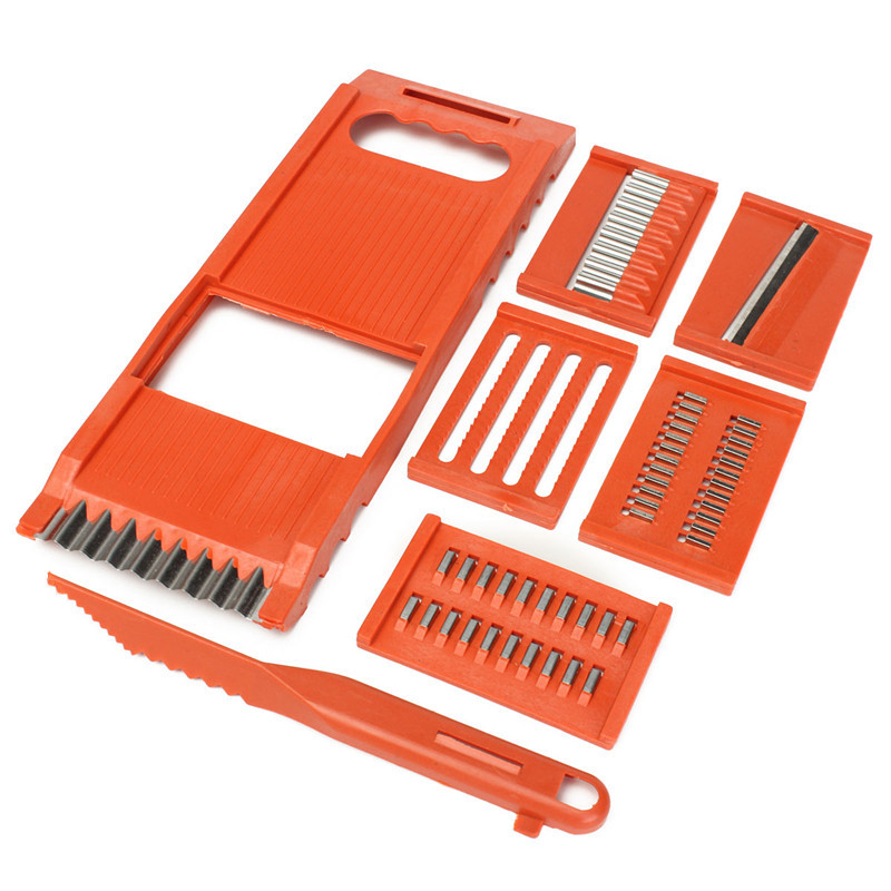 fashion design 6pcs food vegetable fruit potato slicer cutter peeler chopper dicer kitchen tool home multi-function fashion design 6pcs food vegetable fruit potato slicer cutter peeler chopper dicer kitchen tool home multi-function