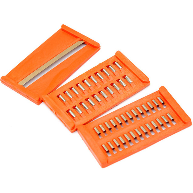 fashion design 6pcs food vegetable fruit potato slicer cutter peeler chopper dicer kitchen tool home multi-function