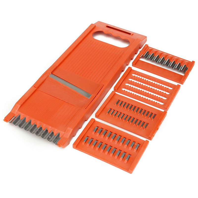 fashion design 6pcs food vegetable fruit potato slicer cutter peeler chopper dicer kitchen tool home multi-function