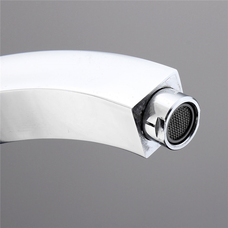 flexible chrome brass square twin lever square of cookhouse sink monobloc lever faucet mix tap