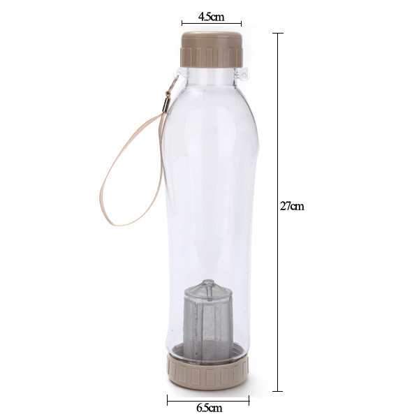 for creative home outdoor car cup plastic portable travel cup filter tea sports leak proof drinkware tea bottle 700ml