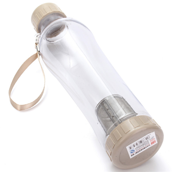 for creative home outdoor car cup plastic portable travel cup filter tea sports leak proof drinkware tea bottle 700ml