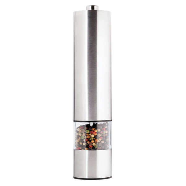 great quality portable and durable electric stainless steel kitchen tool salt pepper mill grinder muller with light
