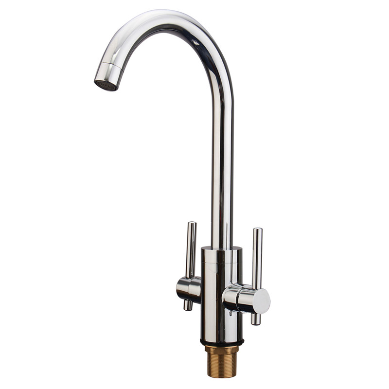 hight quality double handles and cold mixer water tap basin faucet cookhouse sink mixer tap for bathroom