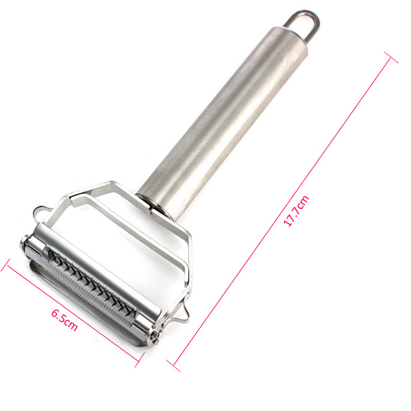 julienne peeler vegetable fruit peeler stainless steel durable razor forsharp blade zesters- professional grade shredder slicer