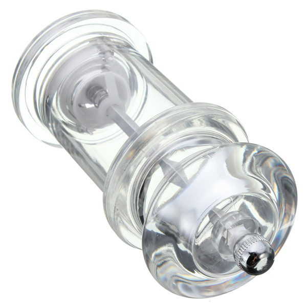 kitchen accessories 140mm acrylic manual pepper grinder salt spices mill shaker transparent grinding tool milling cutter machine