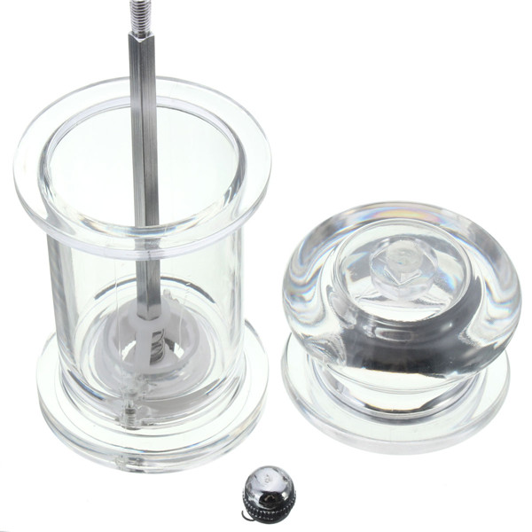 kitchen accessories 140mm acrylic manual pepper grinder salt spices mill shaker transparent grinding tool milling cutter machine