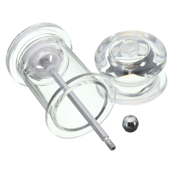kitchen accessories 140mm acrylic manual pepper grinder salt spices mill shaker transparent grinding tool milling cutter machine