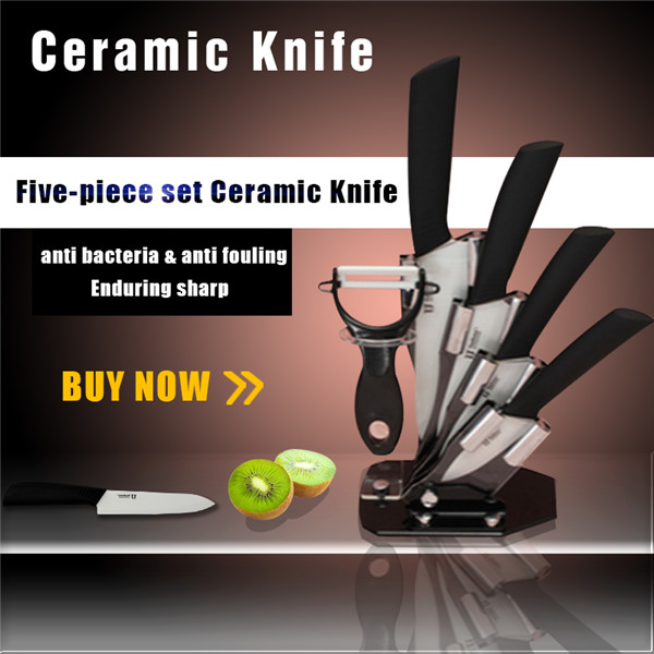kitchen dining bar 3 4 5 6 inch ceramic knife + peeler with covers paring fruit utility chef ceramic knife sets