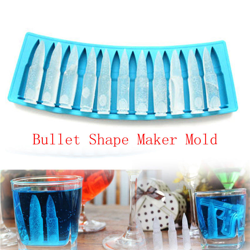 kitchen tools whiskey ice cube bullet ice cube tray shape chocolate cookie sugar ze maker mold mould