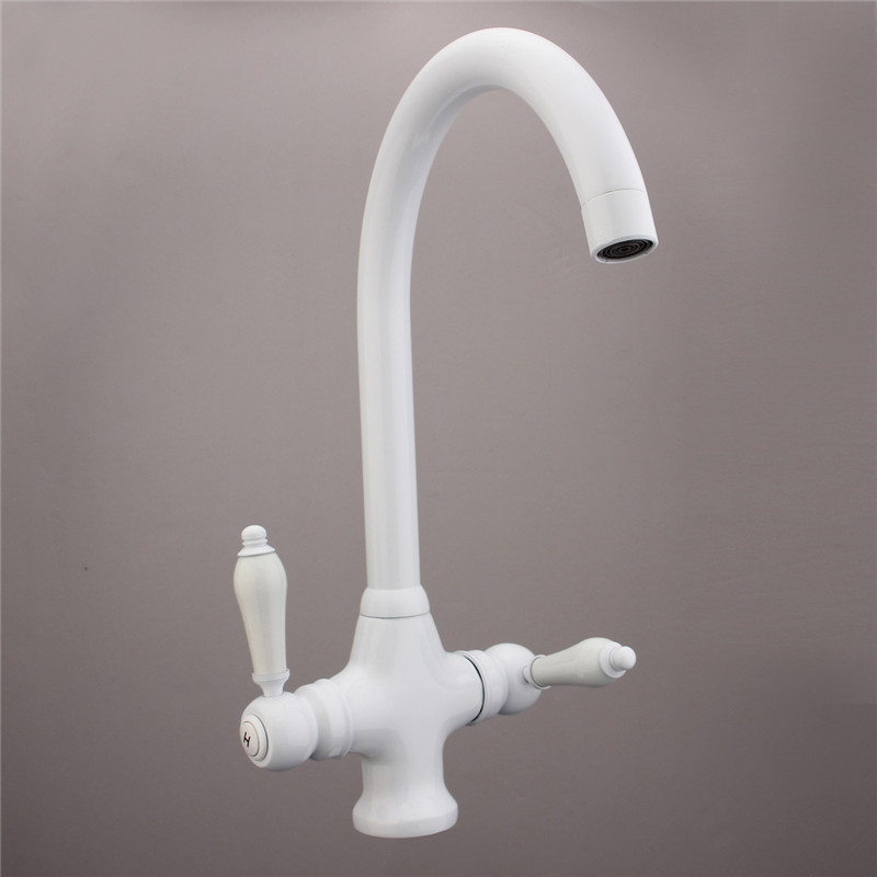 luxury grilled black painting double handle bathroom faucet and cold kitchen bathtub basin sink rotating degree mixer tap