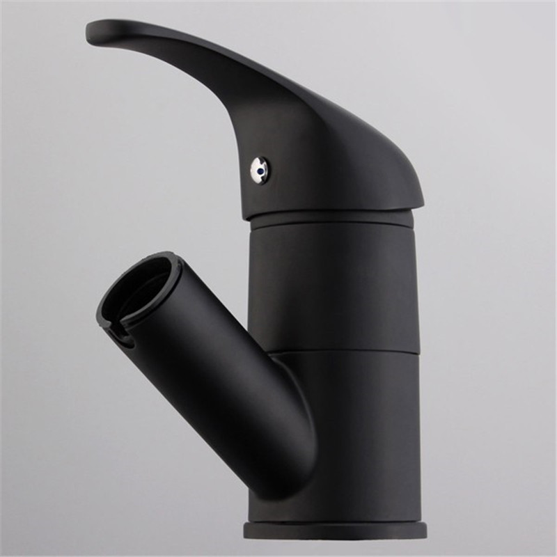 modern design pull out spray water power kitchen basin vessel sink mixer tap swivel spout monobloc faucet black + silver