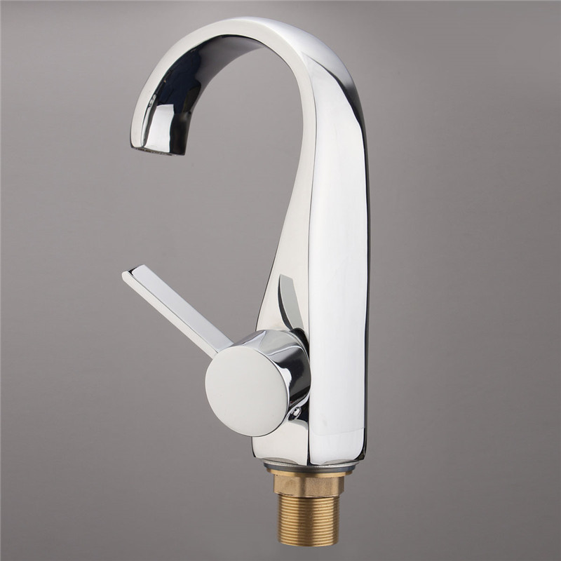 modern design single handle waterfall widespread contemporary chrome /cold mixer water tap basin faucet kitchen sink