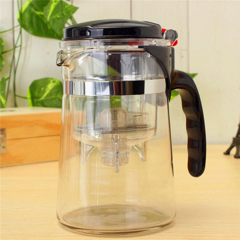 new 1pcs heat resistant glass tea pot flower tea set puer kettle coffee with filter infuser straight 500ml detachable cup new 1pcs heat resistant glass tea pot flower tea set puer kettle coffee with filter infuser straight 500ml detachable cup