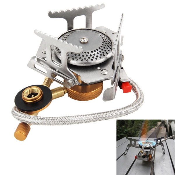 new arrival cookout portable gas stove furnace split burner cookware outdoor camping