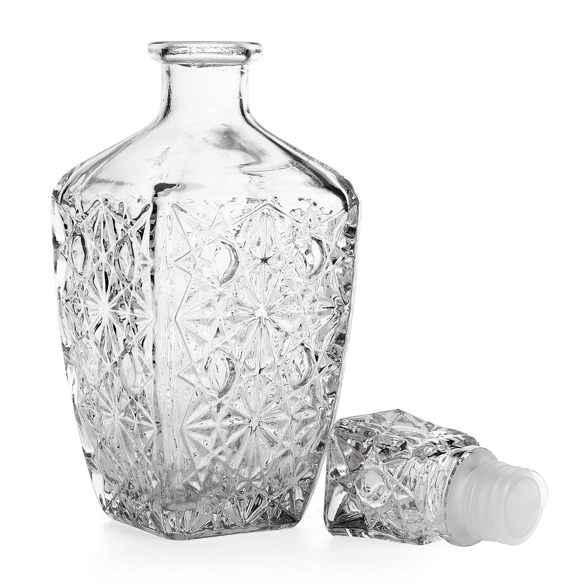 new arrival romantic special design glass whiskey liquor wine drinks decanter 850ml crystal bottle wine carafe beautiful gift