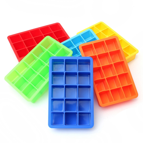 new arrvial!!! 15-cavity silicone drink ice cube pudding jelly cake chocolate mold mould tray