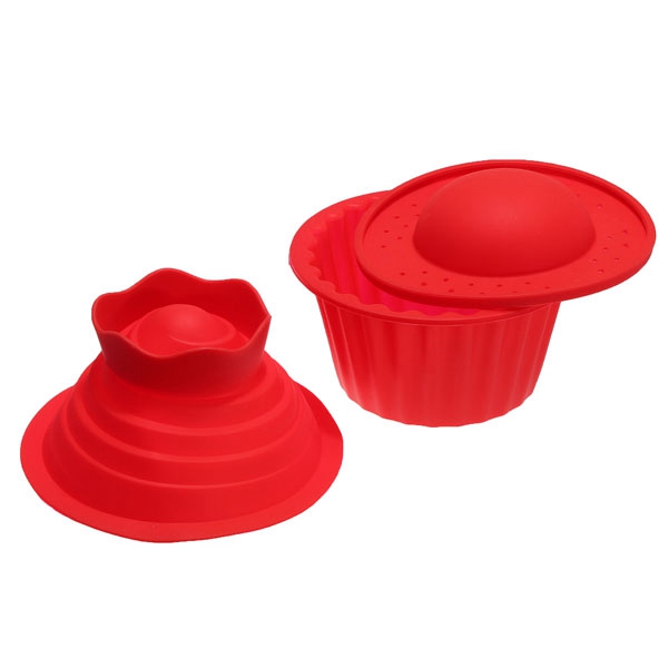 new arrvial!!!3 pake silicone big top cupcake bake set baking mold mould excellent quality