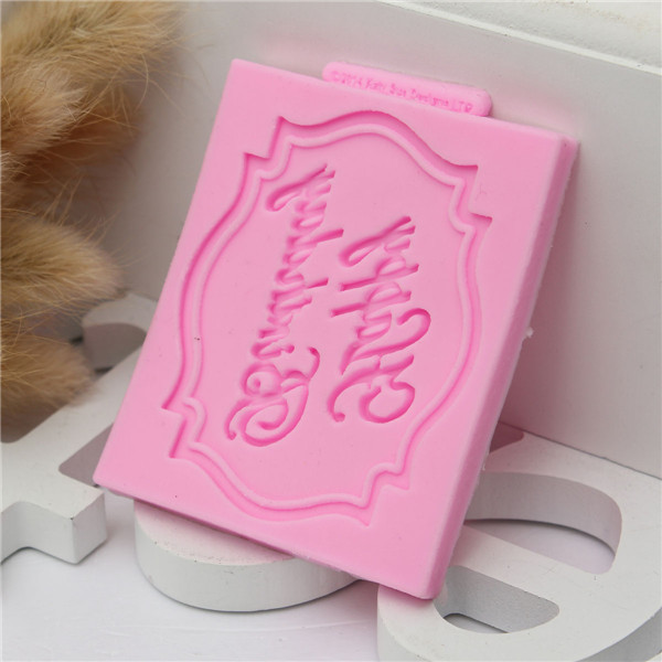 new arrvial!!! 3d silicone happy birthday mold mould cupcake decorating tools mat sugar craft excellent quality