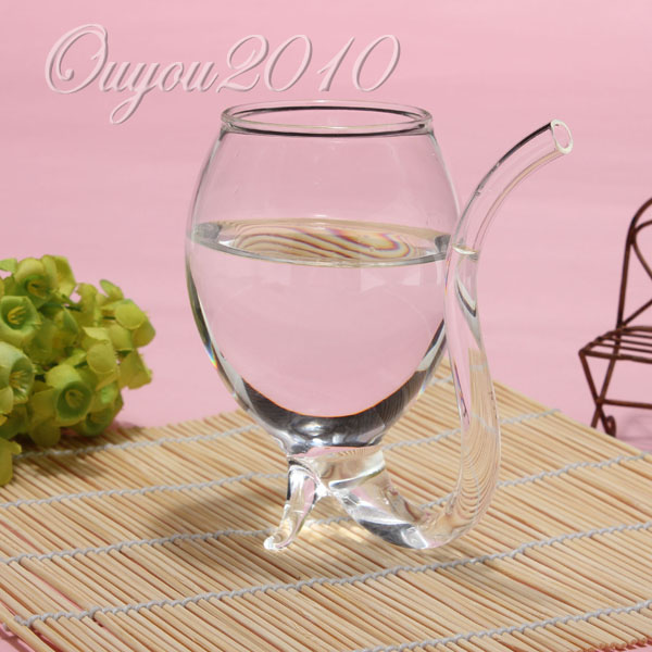 new best promotion stylish red wine glass vodka s cup whiskey glassware drinking tube mug sucking for barware