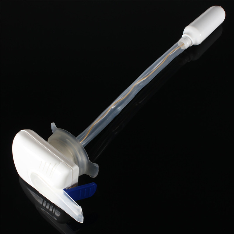 new white magic tap electric automatic liquid drink beverage dispenser spill proof hand-pressure beverage straw party supplies