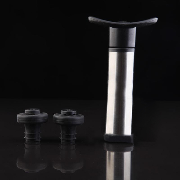 new wine bottle vacuum sealer with 2 stoppers pump saver preserver bar stoppers opener