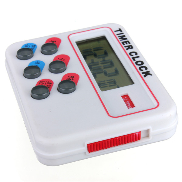 original best new timer digital clock 12/24 hours with memory funcation kitchen cooking house lab library lcd sport