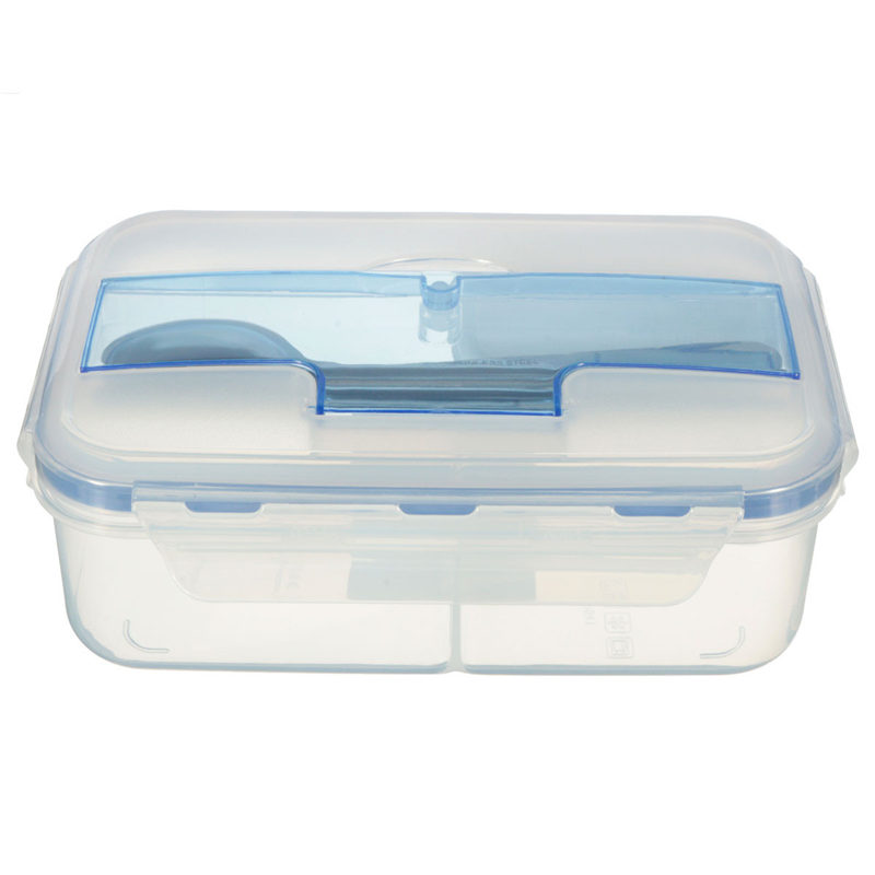 selling modern ecofriendly outdoor portable microwave lunch box with soup bowl chopsticks spoon food containers 1000ml