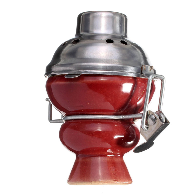 shisha hookah accessory foil hose charcoal screen narguile hookah ceramic bowl windproof integration windshield bowl with cover