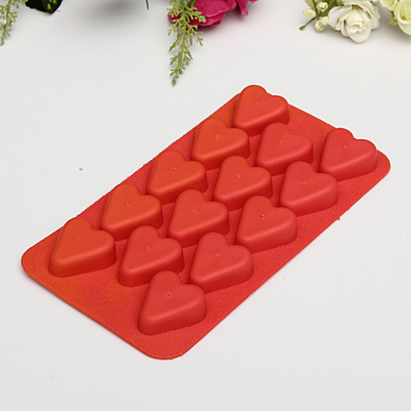 silicone ice mold mould cube tray for cake chocolate ice cream party wedding drink heart shape excellent quality