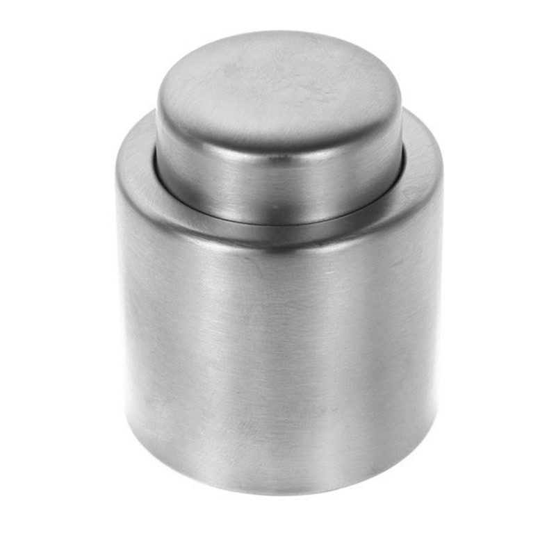 silver elegant stainless steel vacuum sealed sealer wine bottle stopper apply to restaurants els bars clubs ktv cafes