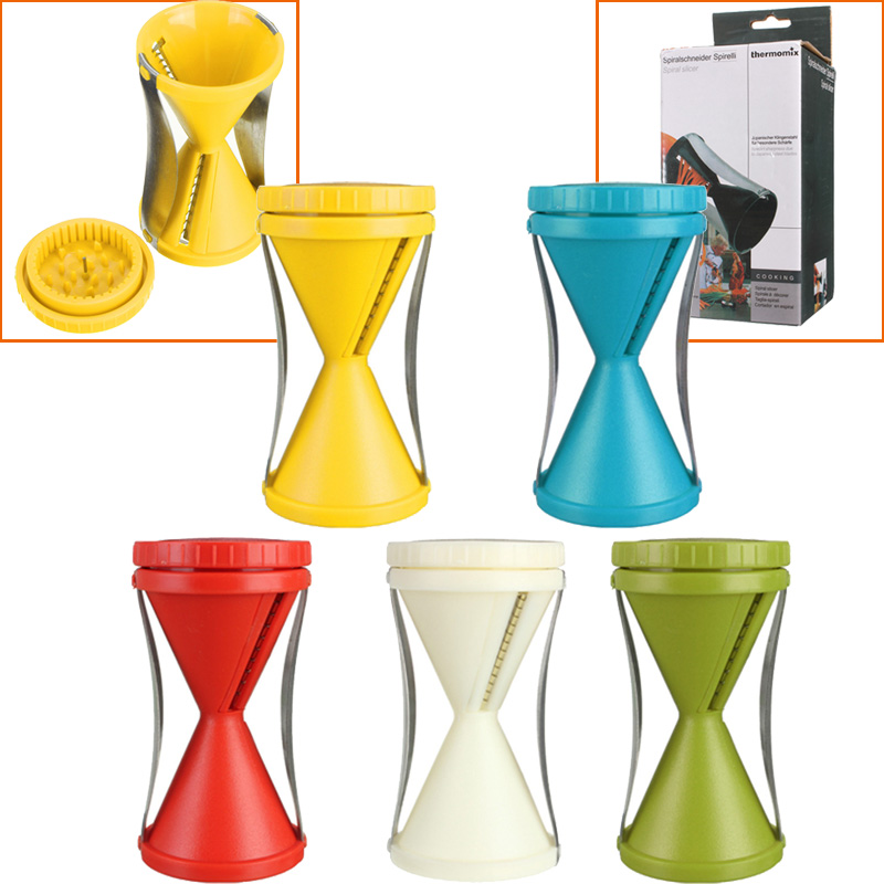 stainless steel plastic shred spiral slicer vegetable fruit cutter julienne grater carrot twister gadgets kitchen tool
