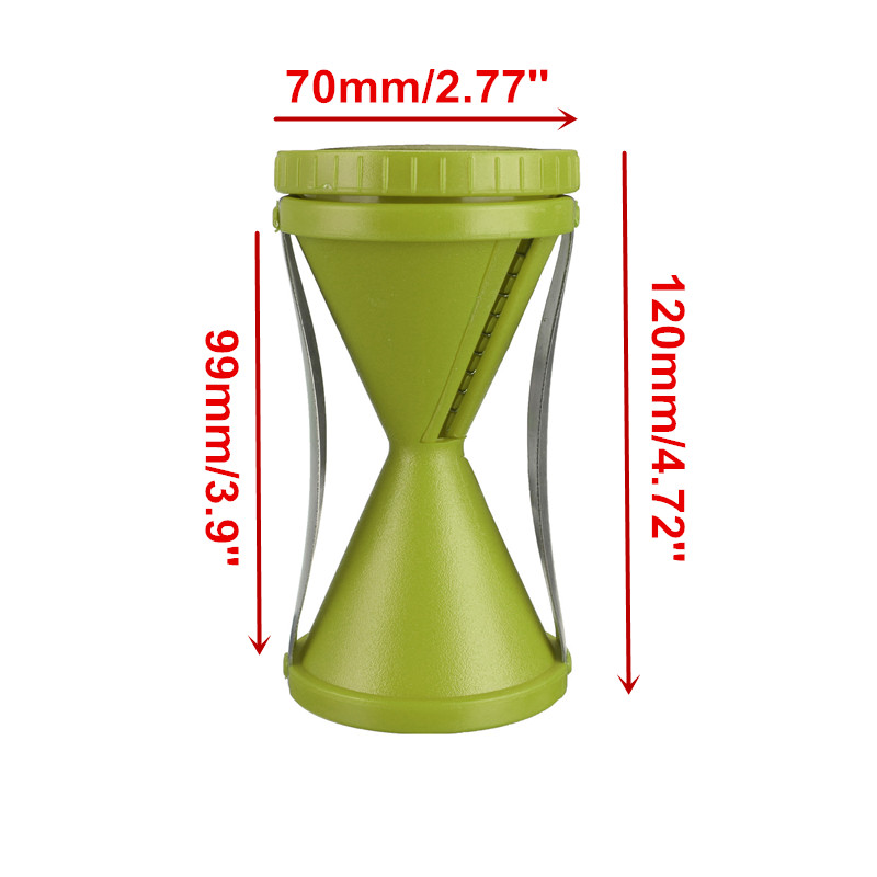stainless steel plastic shred spiral slicer vegetable fruit cutter julienne grater carrot twister gadgets kitchen tool