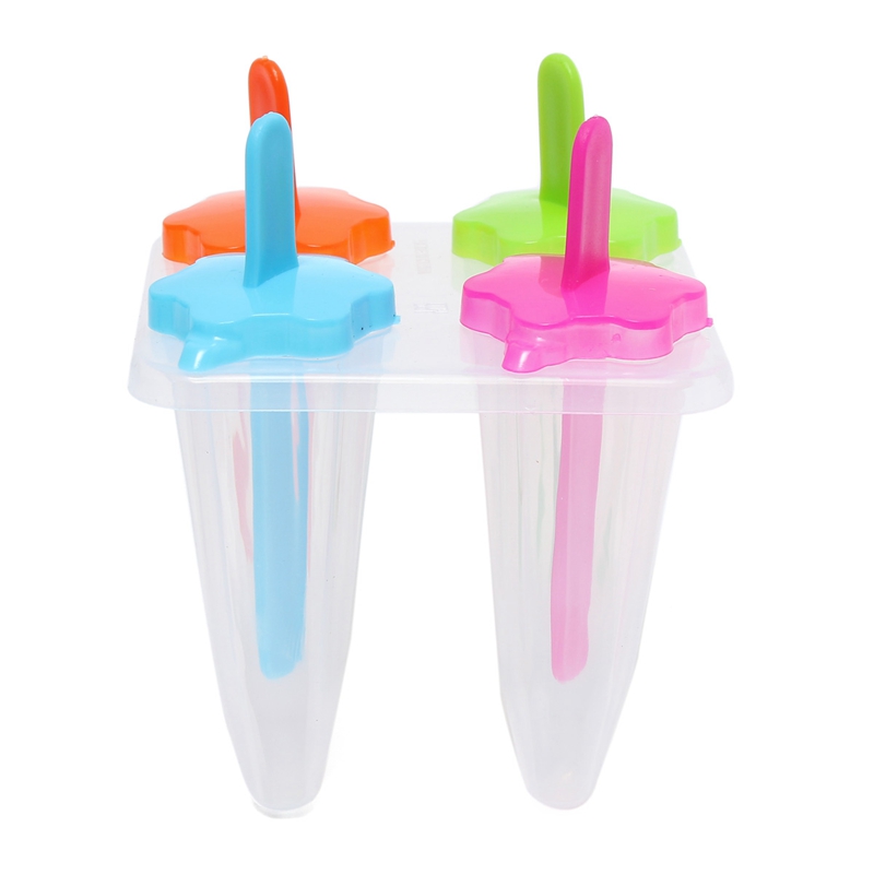 stylish fashion diy star shape 4 cell ice lolly mold maker ice-cream mould ice pole zer tray stylish fashion diy star shape 4 cell ice lolly mold maker ice-cream mould ice pole zer tray