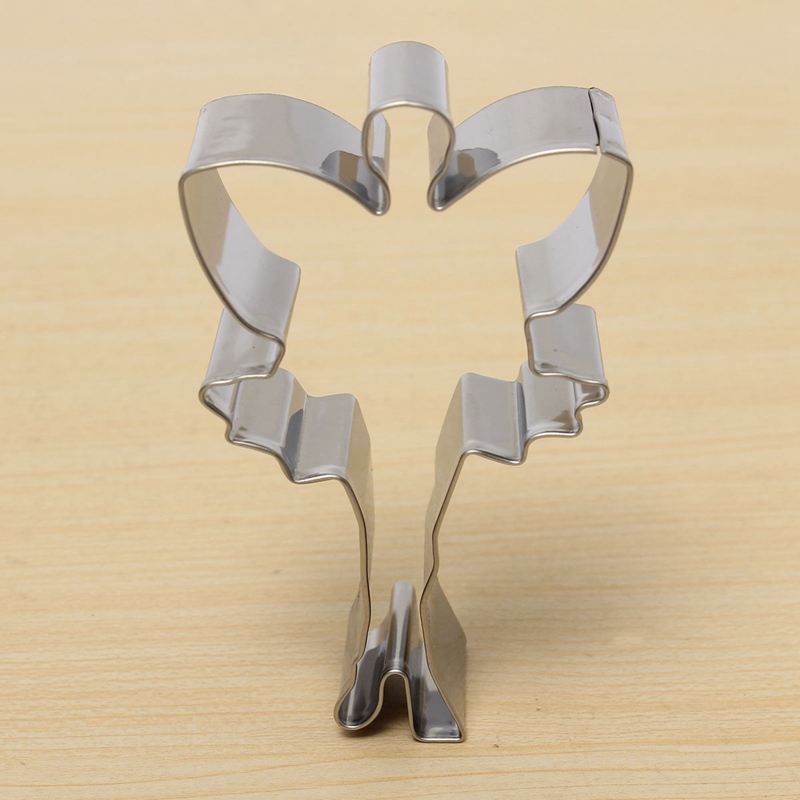 stylish fashion silver fairy butterfly sugarcraft cake decorate cookies pastry mould baking tool excellent quality