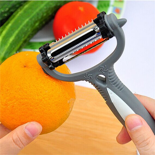 top durable stainless steel multifunction vegetable fruit julienn slicer cutter rotating peeler for kitchen tools