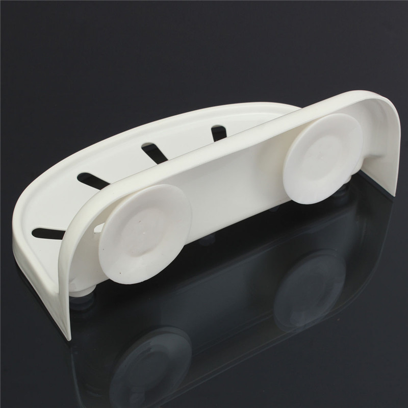 useful 1pc new type vacuum compression strong suction cup storage wall shelf bathroom kitchen frame